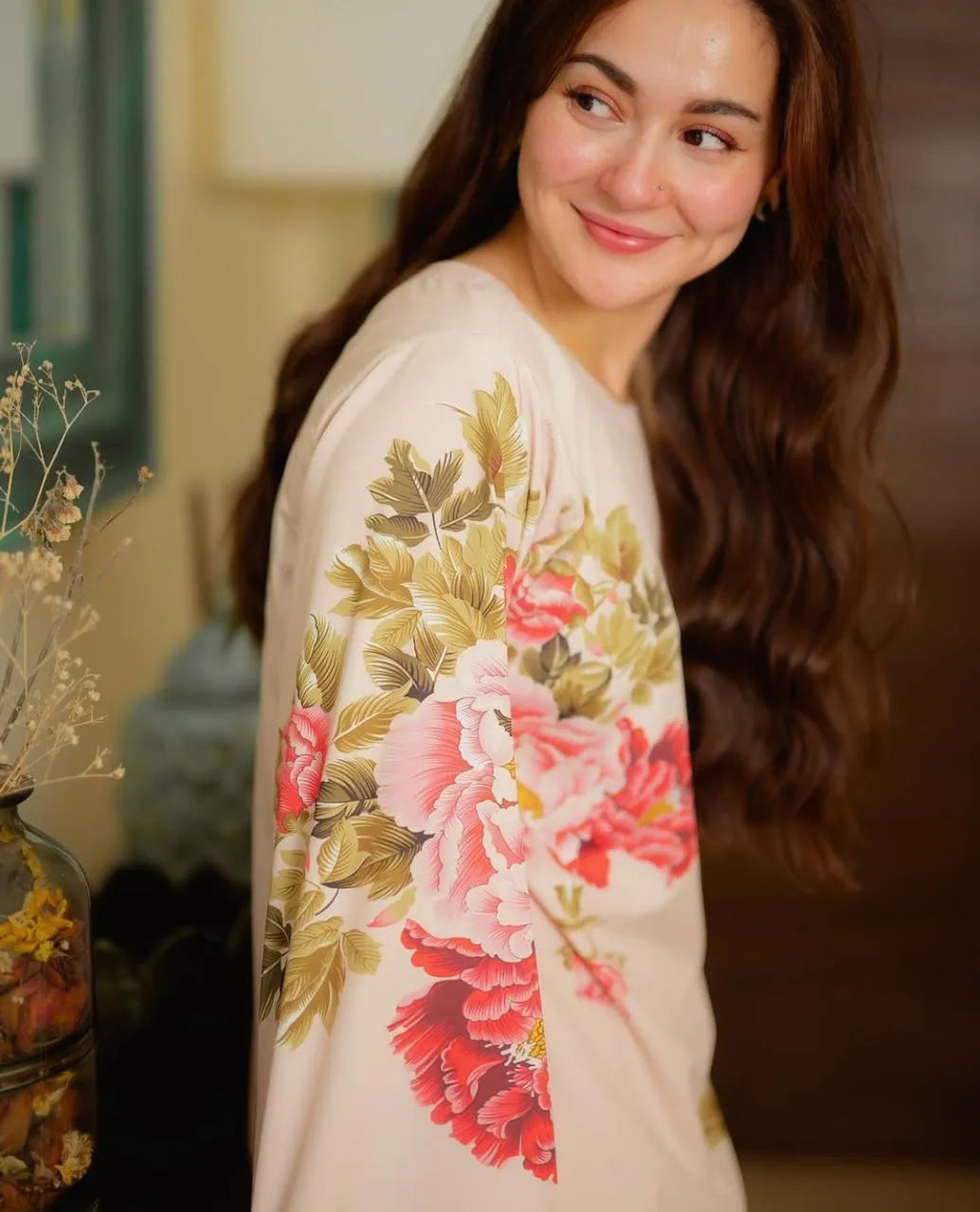 2 Pcs Women's Stitched Swiss Lawn Printed Co-Ord Set