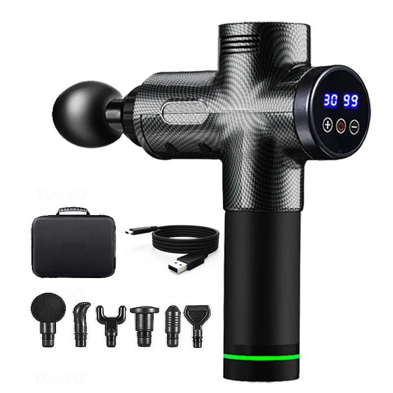Deep Tissue Muscle Massage Gun Professional Body Massager Exercising Pain Relief